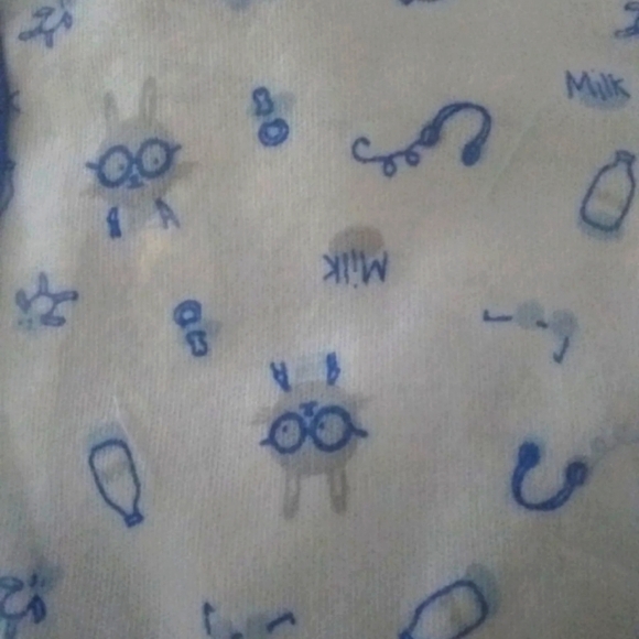 NWT absorba Baby Footie Boys, Print/Blue, 3-6 Months 1 piece - Picture 2 of 5